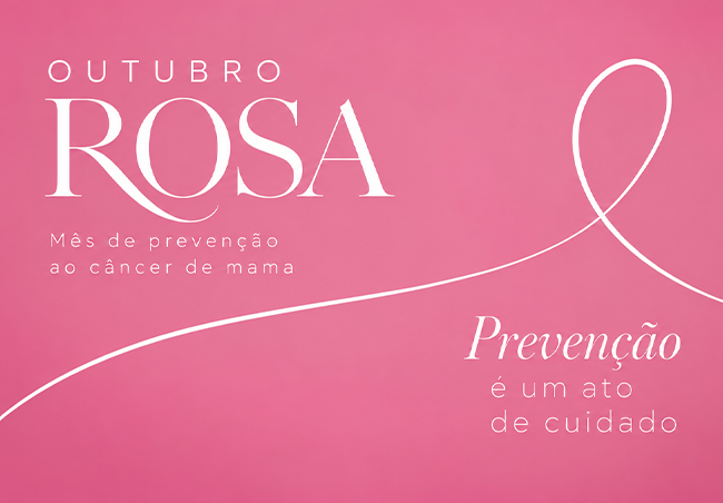 Banner Outubro Rosa OMA sobre prevenção ao câncer de mama